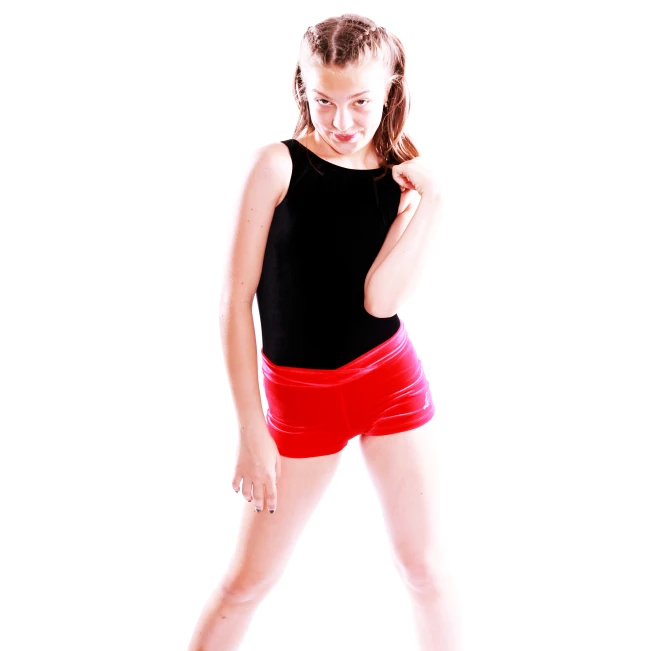 Bloch Leos Velvet Shorts, kratke hlače za djecu