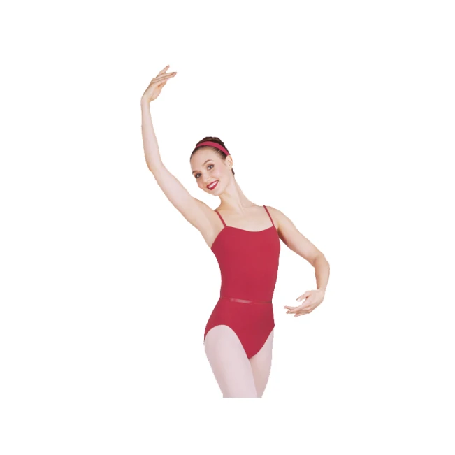Capezio CAD100B baletni triko na naramenice s pojasom Capezio CAD100B baletni triko na naramenice s pojasom