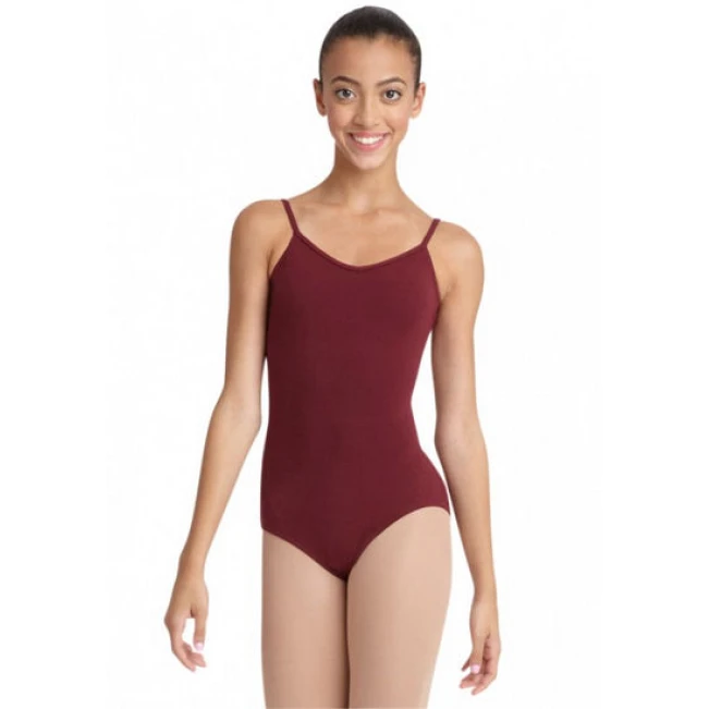 Capezio V neck, ženski baletni triko na tanke naramenice Capezio V neck, ženski baletni triko na tanke naramenice