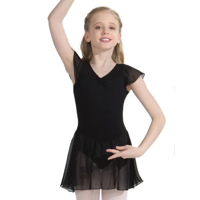 Capezio haljina s lepršavim rukavima, triko sa suknjicom Capezio haljina s lepršavim rukavima, triko sa suknjicom
