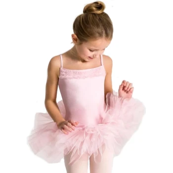 Capezio Ruffle Yoke, dječji dres s tutu suknjicom