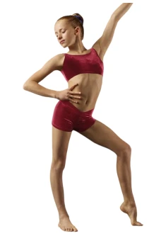 Bloch Leos velvet crop top, top za dame