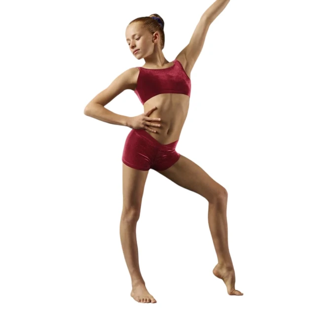 Bloch Leos baršunasti crop top, top za dame