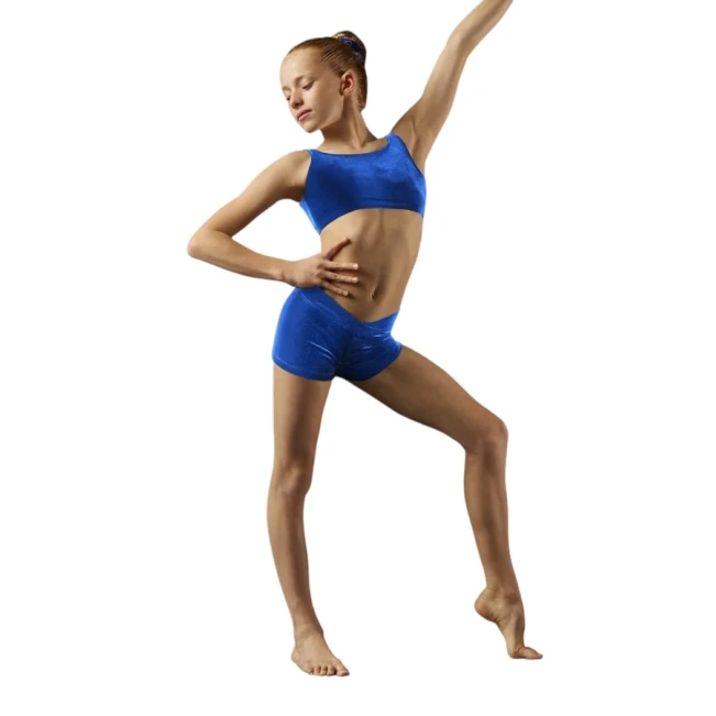 Bloch Leos baršunasti crop top, top za dame