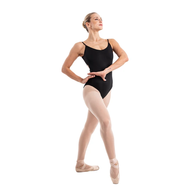 Capezio Kordes, žensko triko s tankim naramenicama