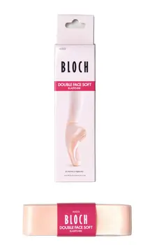 Bloch Double Face Soft Elastorib, satenske vrpce s ušivenom gumicom