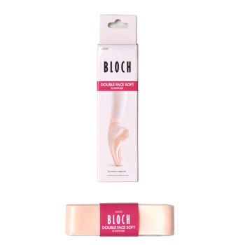Bloch Double Face Soft Elastorib, satenske vrpce s ušivenom gumicom