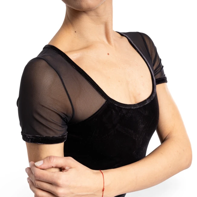 Bloch Anna cap sleeve leotard, ženski triko Bloch Anna cap sleeve leotard, ženski triko