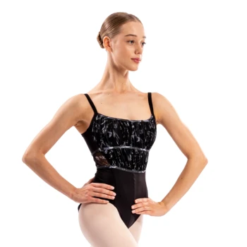 Bloch Ayla Floral, triko s tankim naramenicama 