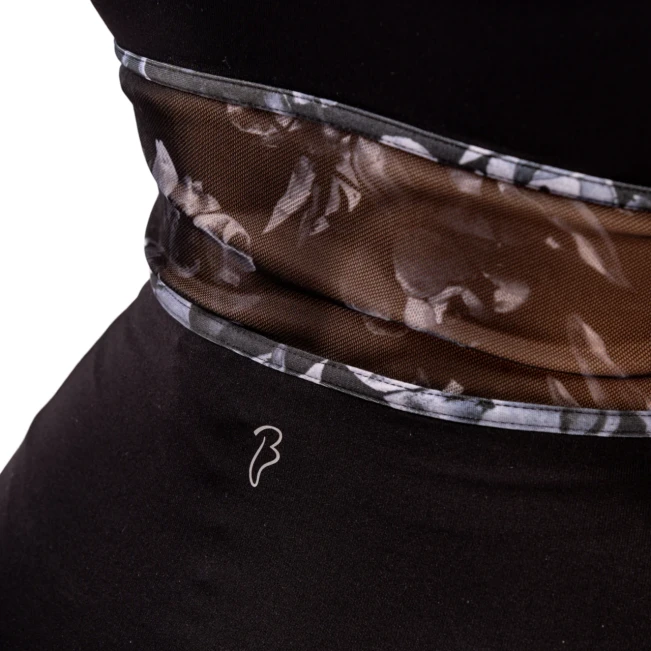 Bloch Ayla Floral, triko s tankim naramenicama 