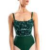 Bloch Ayla Floral, triko s tankim naramenicama 