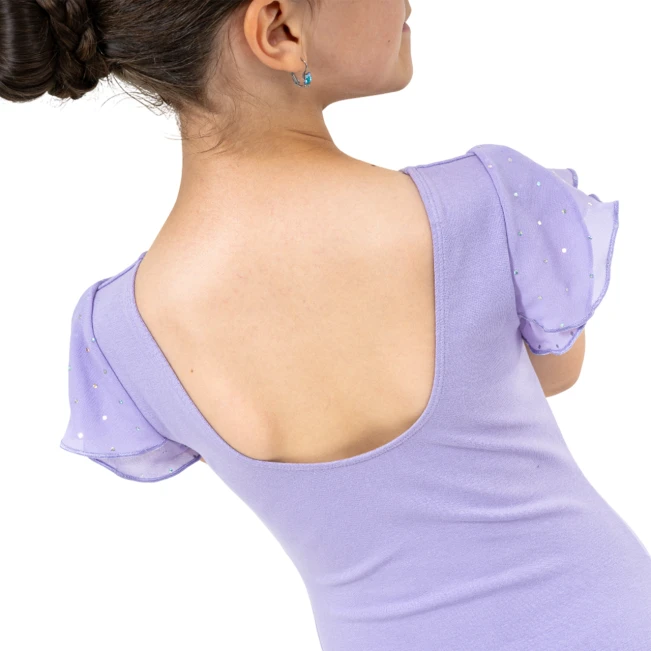 Bloch Scarlett, djevojački dres s volan rukavom Bloch Scarlett, djevojački dres s volan rukavom