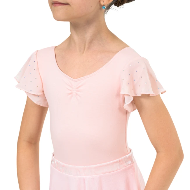 Bloch Scarlett, djevojački dres s volan rukavom Bloch Scarlett, djevojački dres s volan rukavom