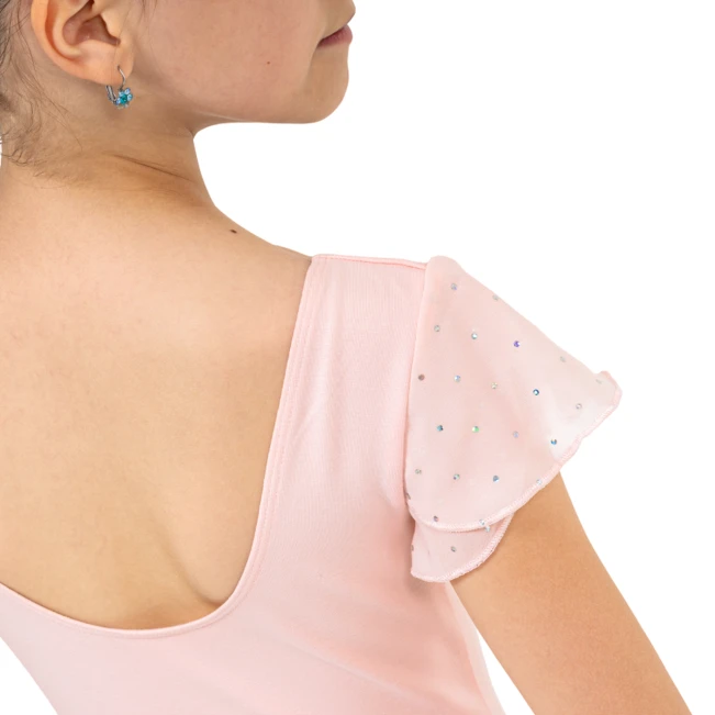 Bloch Scarlett, djevojački dres s volan rukavom Bloch Scarlett, djevojački dres s volan rukavom