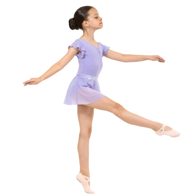 Bloch Scarlett, djevojački dres s volan rukavom Bloch Scarlett, djevojački dres s volan rukavom