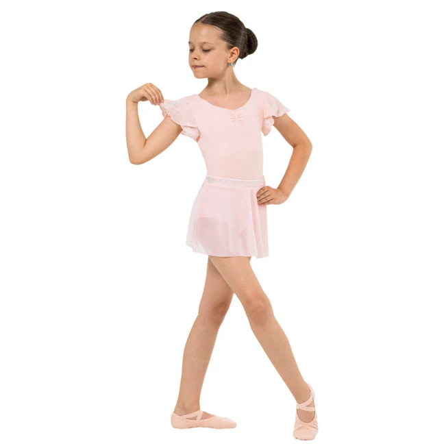 Bloch Scarlett, djevojački dres s volan rukavom Bloch Scarlett, djevojački dres s volan rukavom