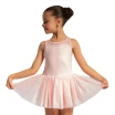 Bloch Evie Floral tank, djevojački triko s tutu suknjicom na široke naramenice Bloch Evie Floral tank, djevojački triko s tutu suknjicom na široke naramenice