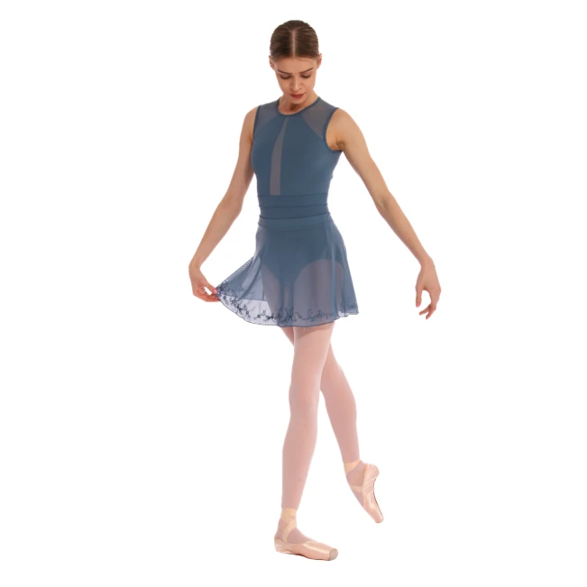 Bloch Hana Floral mesh skirt, ženska suknja s elastičnim pojasom Bloch Hana Floral mesh skirt, ženska suknja s elastičnim pojasom
