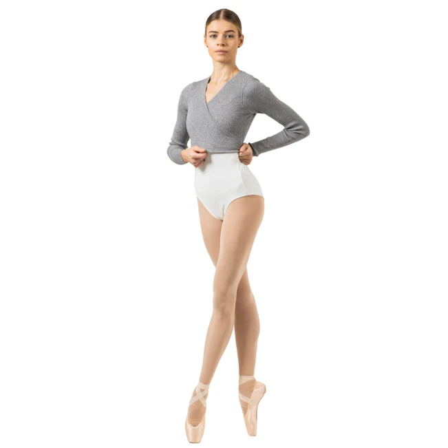 Bloch Wrap Sweater Luna, ženski pleteni top za zagrijavanje Bloch Wrap Sweater Luna, ženski pleteni top za zagrijavanje