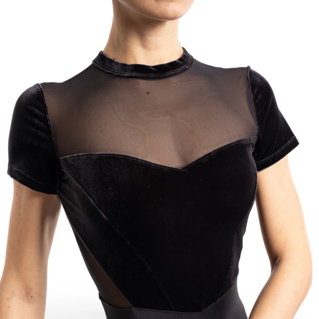 Bloch Gia cap sleeve triko, triko za dame Bloch Gia cap sleeve triko, triko za dame