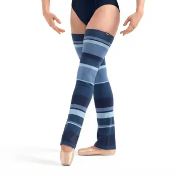 Bloch Striped leg warmers, prugaste štucne iznad koljena