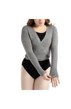 Knit Wrap Sweater, ženski pulover  