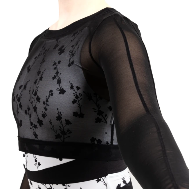Capezio C'est La Vie Joyeux mesh cover up, ženski top Capezio C'est La Vie Joyeux mesh cover up, ženski top
