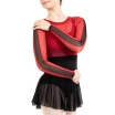 Capezio C'est La Vie Joyeux mesh cover up, ženski top Capezio C'est La Vie Joyeux mesh cover up, ženski top