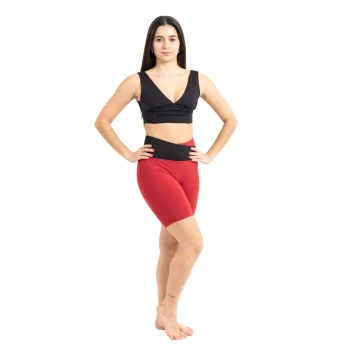 Capezio C'est La Vie Enchante Bike Short, ženske kratke hlače do sredine bedara - Crvena scarlet Capezio