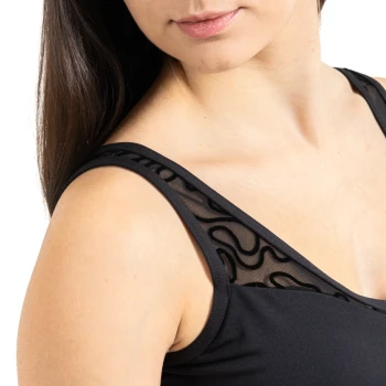 Capezio Bella Notte Dolce Tank, ženski top - Crna
