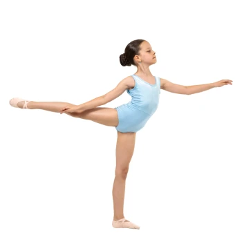Capezio Eloise leotard, triko za djevojčice - Svijetloplava Capezio