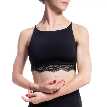 Capezio Breeze Bra Top, ženski top s tankim naramenicama