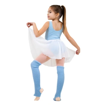 Capezio dječji baletni triko s pojasom na široke naramenice - Svijetloplava Capezio