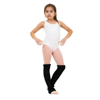 Capezio dječji baletni triko s remenom na široke naramenice - Bijela