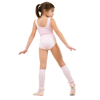 Capezio dječji baletni triko s pojasom na široke naramenice - Ružičasta - light pink