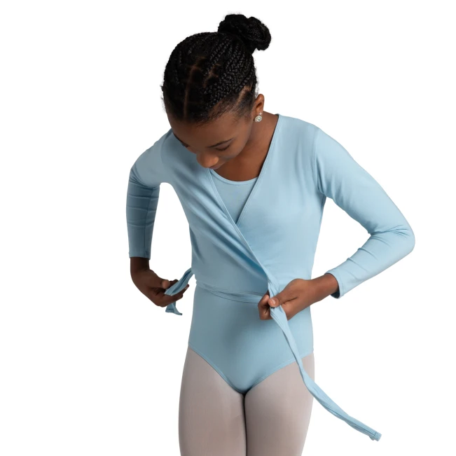 Capezio cross over top, top za zagrijavanje za djevojčice Capezio cross over top, top za zagrijavanje za djevojčice