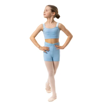 Capezio Charlotte kratke hlačice, djevojačke hlačice - Svijetloplava Capezio
