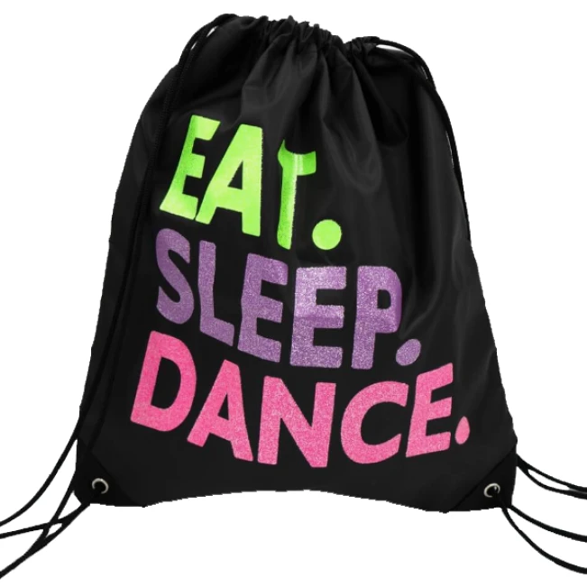 Capezio Eat Sleep Dance, vreća s uzicom Capezio Eat Sleep Dance, vreća s uzicom