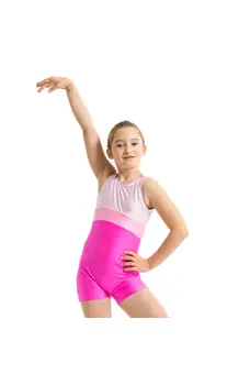 Capezio Galaxy Biketard, djevojački kratki triko 