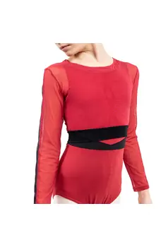 Capezio C'est La Vie Joyeux mesh cover up, djevojački top