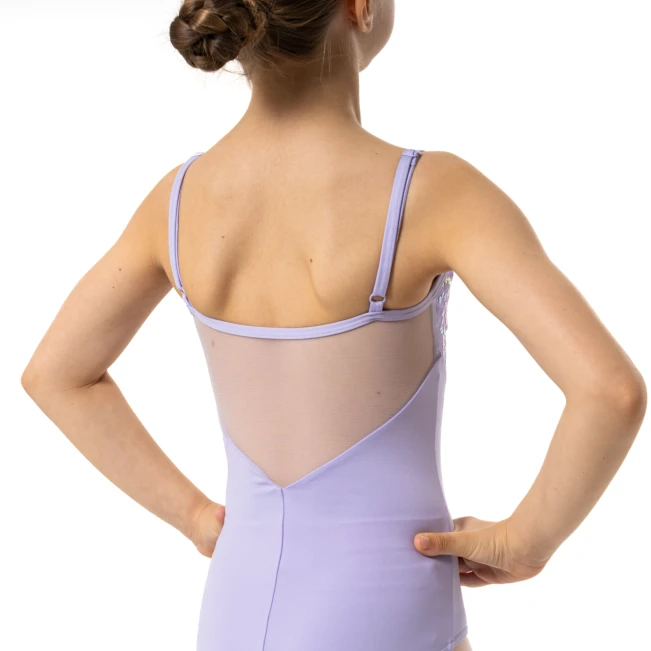 Capezio Lake triko, djevojački dres s cvjetićima na tanke naramenice Capezio Lake triko, djevojački dres s cvjetićima na tanke naramenice