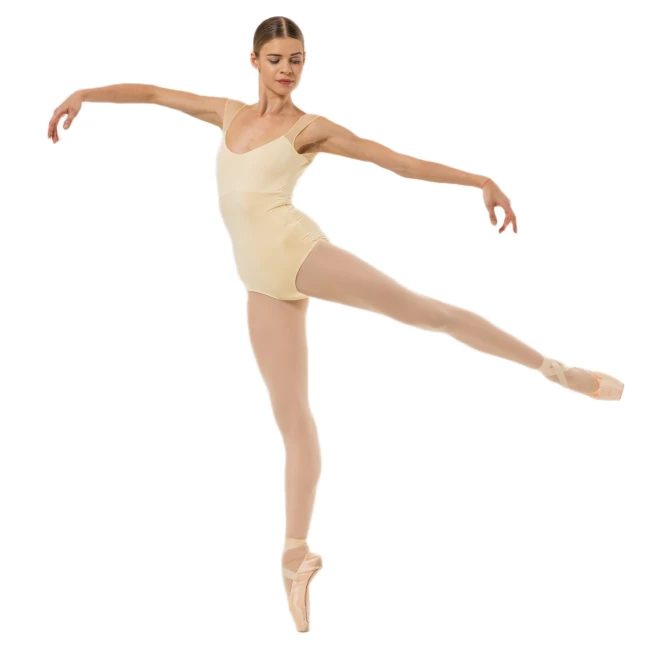 Capezio Moonsruck Cap Sleeve Leotard, ženski dres s kratkim mrežastim rukavima Capezio Moonsruck Cap Sleeve Leotard, ženski dres s kratkim mrežastim rukavima
