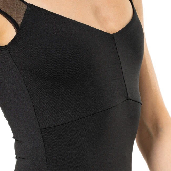 Capezio Moonsruck Cap Sleeve Leotard, ženski dres s kratkim mrežastim rukavima Capezio Moonsruck Cap Sleeve Leotard, ženski dres s kratkim mrežastim rukavima