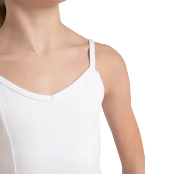 Capezio Princess, dječji triko na naramenice - Bijela