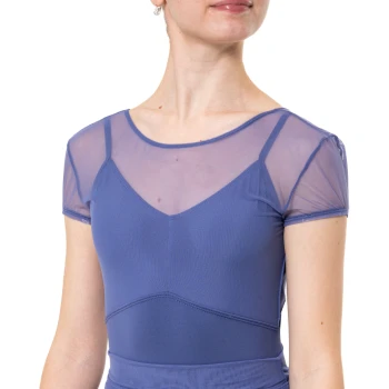 Capezio Sundown Leotard, ženski triko - Plava - storm blue