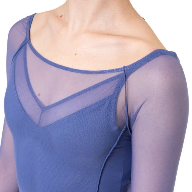 Capezio Dusk Mesh, ženski top s dugim rukavima Capezio Dusk Mesh, ženski top s dugim rukavima
