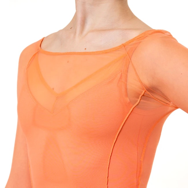 Capezio Dusk Mesh, ženski top s dugim rukavima Capezio Dusk Mesh, ženski top s dugim rukavima