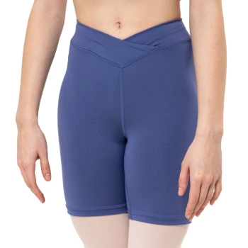Capezio Twilight kratke hlače, ženske kratke hlače do sredine bedara - Plava - storm blue