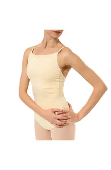 Capezio Wistful Camisole Leotard, damski dres s nježnim naborom