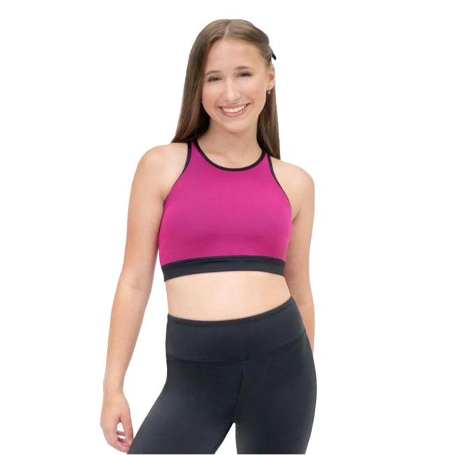 Capezio Colourblock High Neck Bra Top, sportski grudnjak Capezio Colourblock High Neck Bra Top, sportski grudnjak